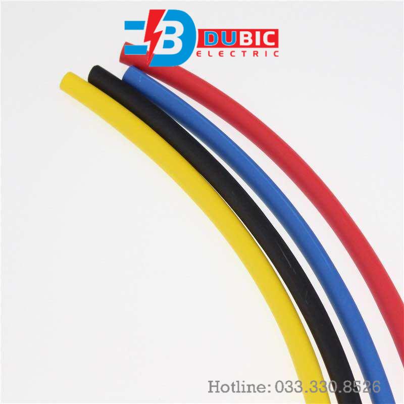5-10 Mét Ống dây gen co nhiệt cách điện phi 1mm đến phi 12mm