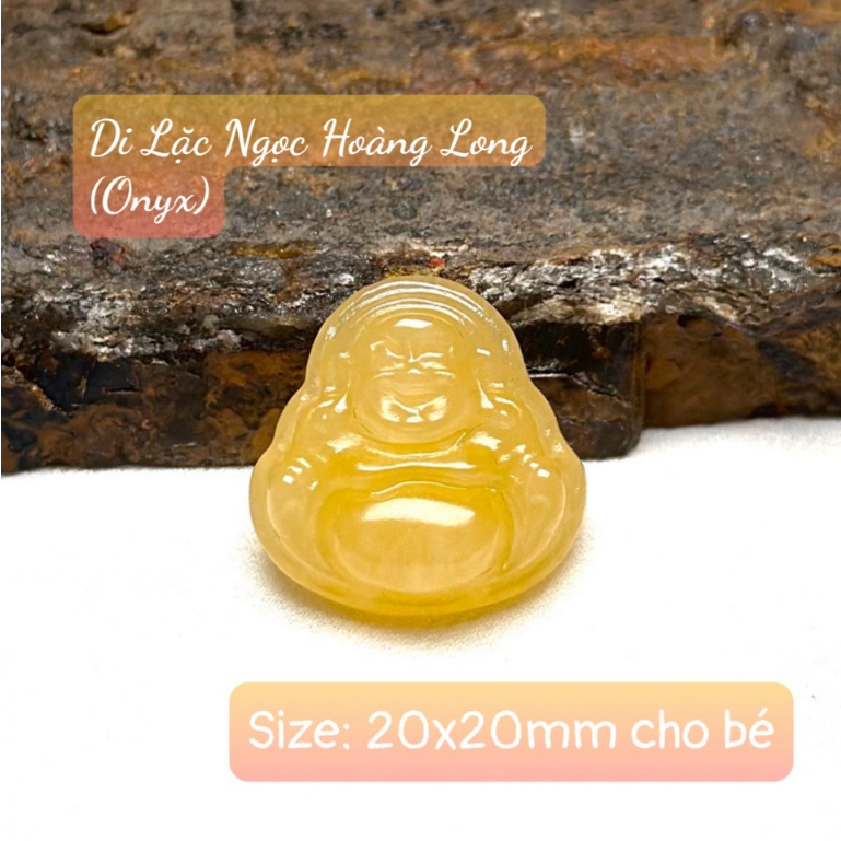 Mặt di lặc cho bé ngọc hoàng long 20x20mm
