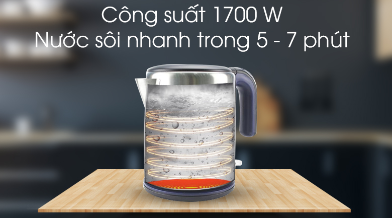 Bình đun siêu tốc Sharp 1.2 lít EKJ-12VS-BK - PP Điện Gia Dụng Hải Kim Long