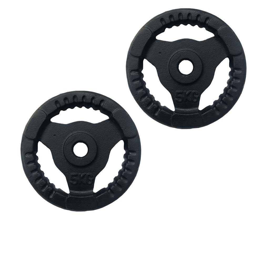 Bộ 2 bánh tạ gang tạ miếng gang 3 lỗ Reefit 3kg