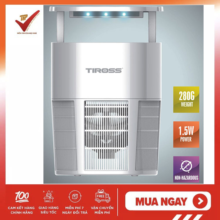 (Chính hãng bh 12 tháng)Đèn Bắt Muỗi Tiross TS8811