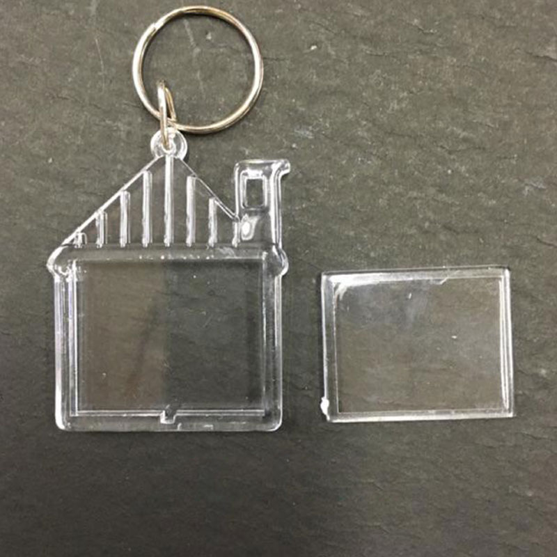 🔥Wishwa👍 Transparent Acrylic Keychain Photo Frame Keychain DIY Photo