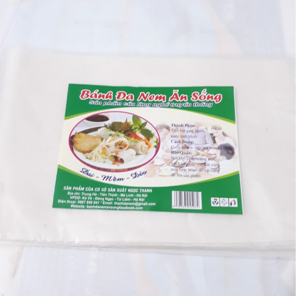 Bánh đa nem ăn sống bịch 40 lá