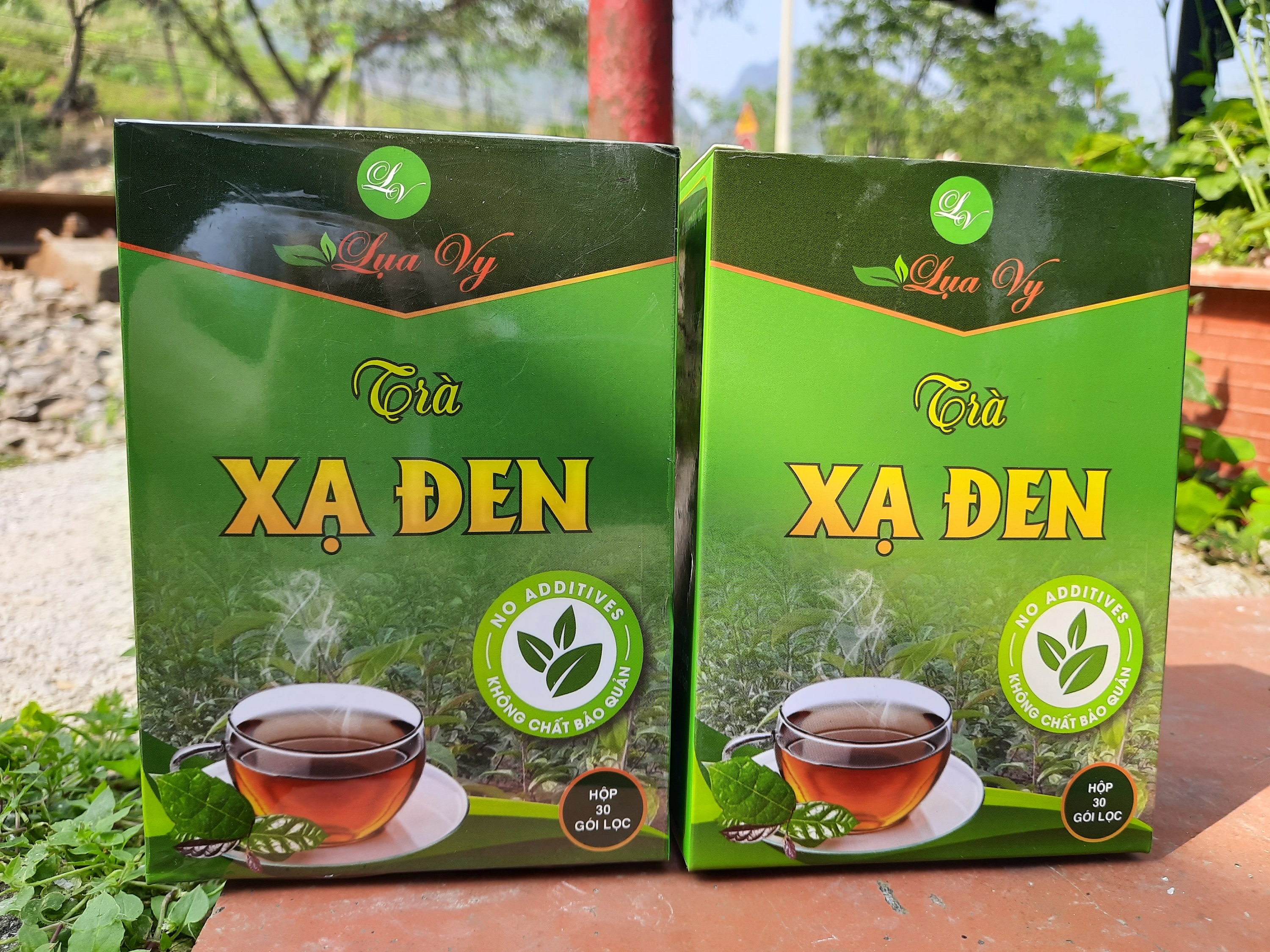Trà Xạ Đen Lụa Vy hộp 30 túi lọc