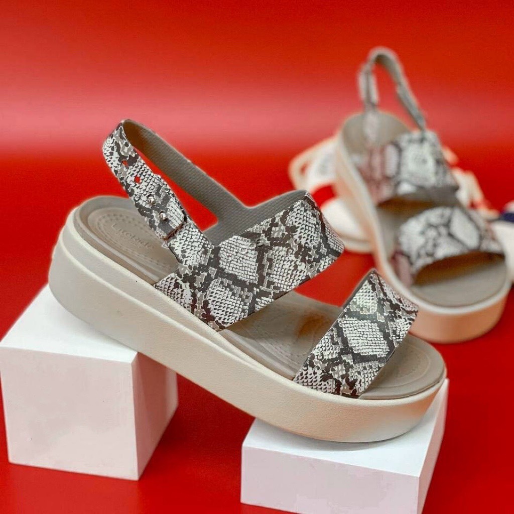 [SALE KHỦNG][CHÍNH HÃNG][5 MÀU] GIÀY ĐẾ XUỒNG NỮ CROCS BROOKLYN