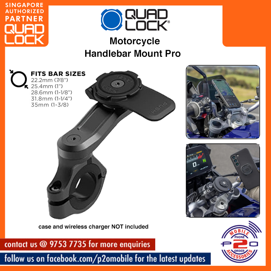 Quad Lock Motorcycle Handlebar Mount PRO Lazada Singapore
