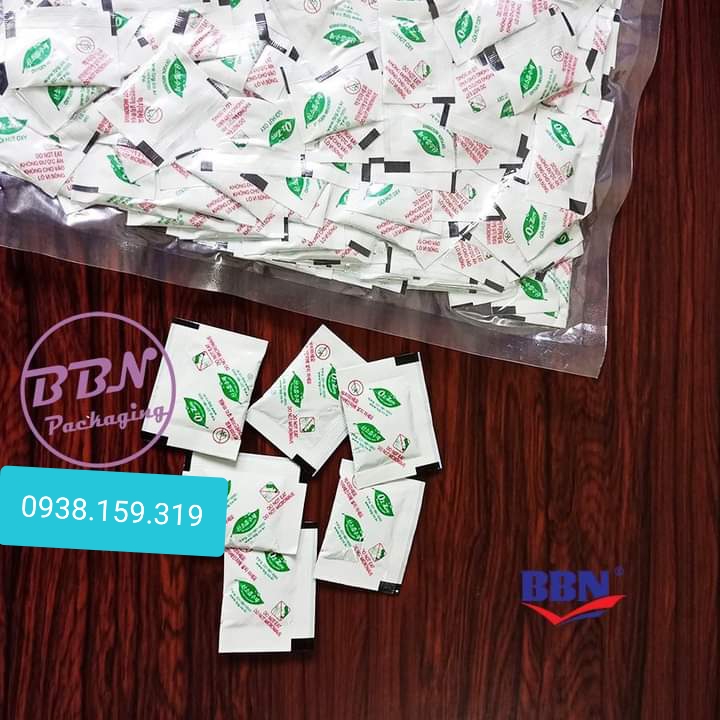 Túi hút oxy 60CC Hàn Quốc dành cho đóng gói thực phẩm (300 túi)