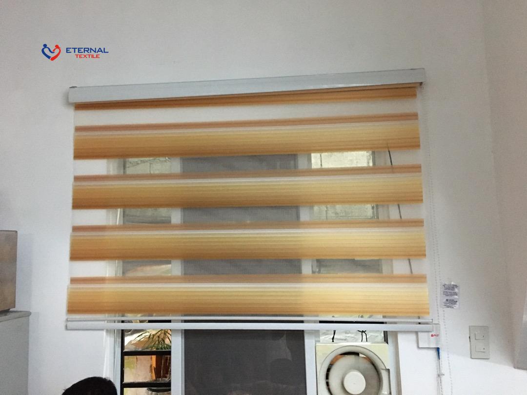 ROLLER KOREAN BLINDS TRICOLOR LAYER SHADE GRADUATED COLOR LIGHT