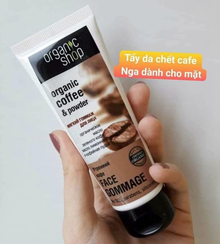 TẨY TẾ BÀO CHẾT CÀ PHÊ ORGANIC