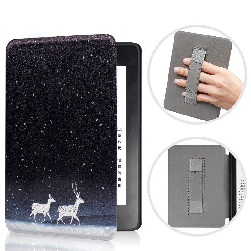 For Kindle Paperwhite 11Th Smart Case With Hand Strap For Kindle10th Premium Cover For Paperwhite 5/6/7Th Protective Slimshell