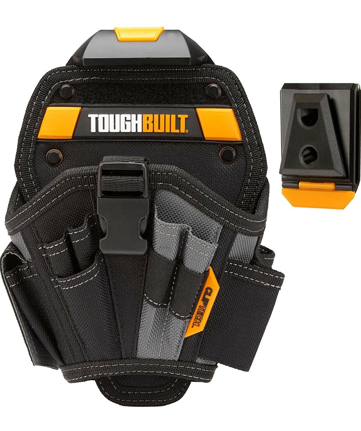 ToughBuilt TB-CT-20-L Drill Holster Large Work Belt Clip Pouch 13 Pocket Loop