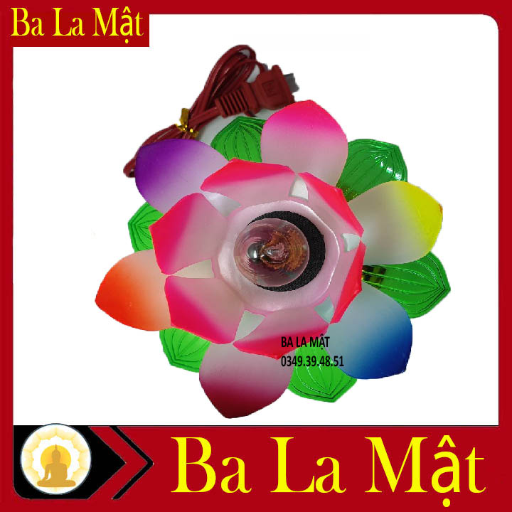 Đèn Hoa Sen Để Bàn Thờ Bằng Nhựa ( Ba La Mật Shop )