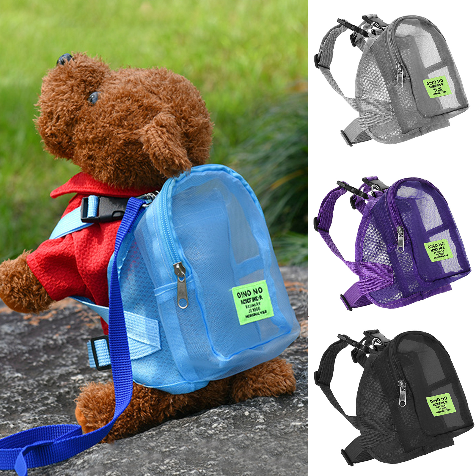 1Pc Portable Pet Backpack Fashion Simple Breathable Purse Shoulder Storage Bag for Dogs Cats Puppy Kitten
