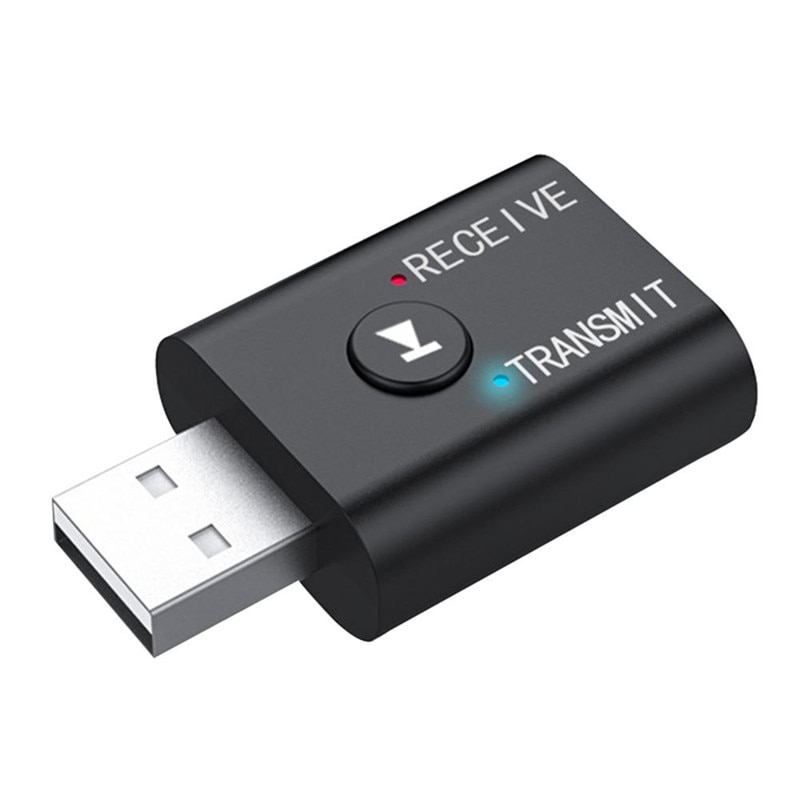 2 In1 USB Wireless Bluetooth Adapter 5.0 Transmiter Bluetooth For Computer TV Laptop Speaker Headset Adapter Bluetooth Receiver
