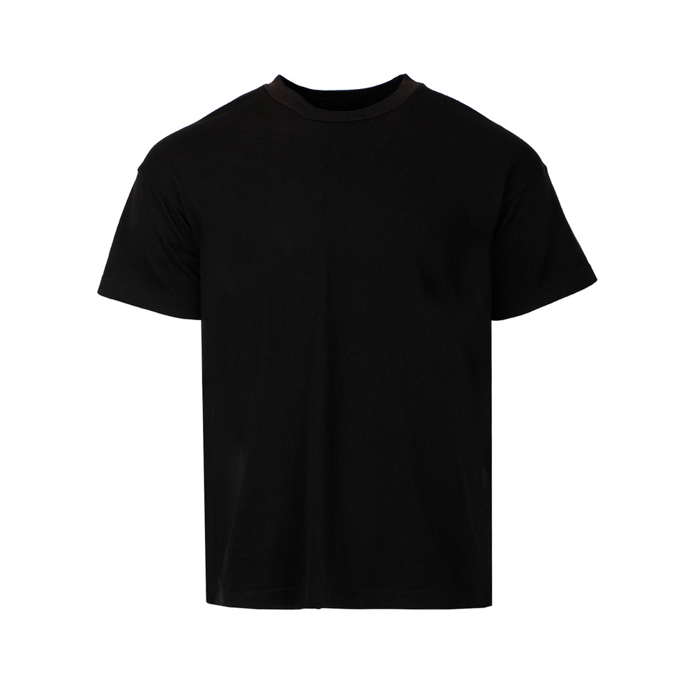 ♩Baju Hitam Kosong 200 GSM Plain Tshirt Black ColorCotton Plain