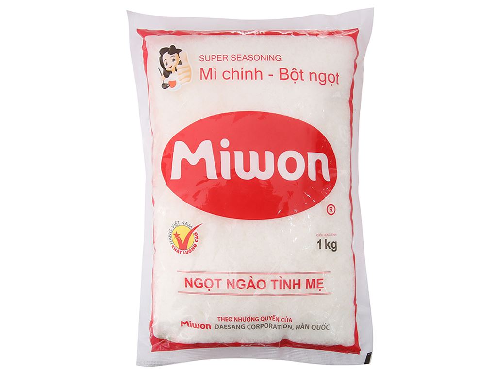 Thanh Hoá - Bột ngọt/ Mì chính Miwon cánh lớn gói 1kg