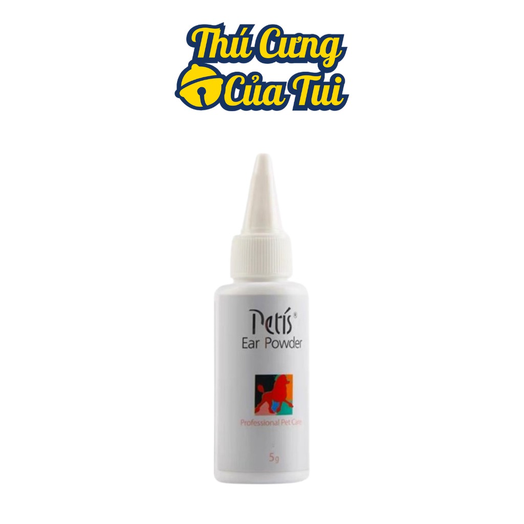 Bột nhổ lông tai cho chó mèo petis ear powder 5g - thú cưng của tui