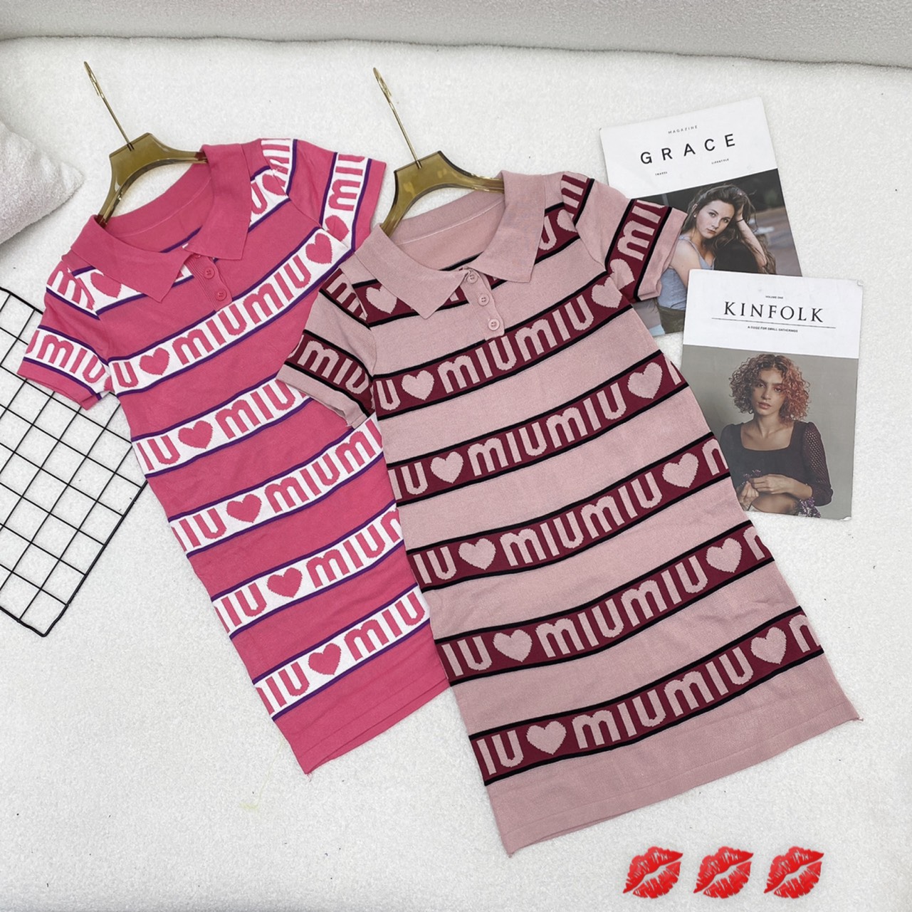 Váy len mongtoghi suông cổ đức miumiu cực hot
