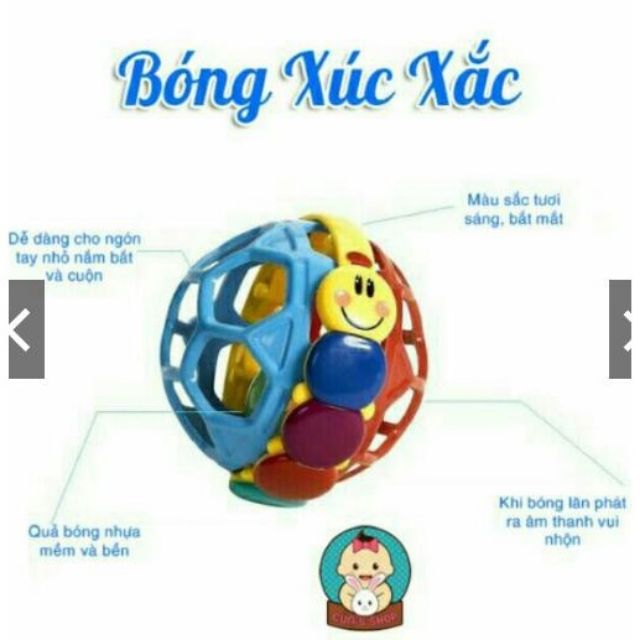 Bóng Xúc Xắc Hình Mặt Cười Cho Bé Baby Einstein B01