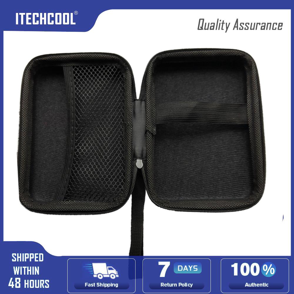 Hard carrying case with mesh pocket portable carrying bag console protect case for xu10 anbernic rg35xx miyoo mini plus