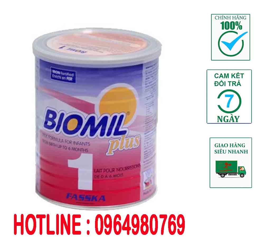 Sữa Biomil Plus 1 400g (trẻ từ 0-6 tháng)