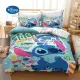 new Lilo and Stitch bedding set single double full Queen king size cartoon bed cover pillow cases boy girl gift. 