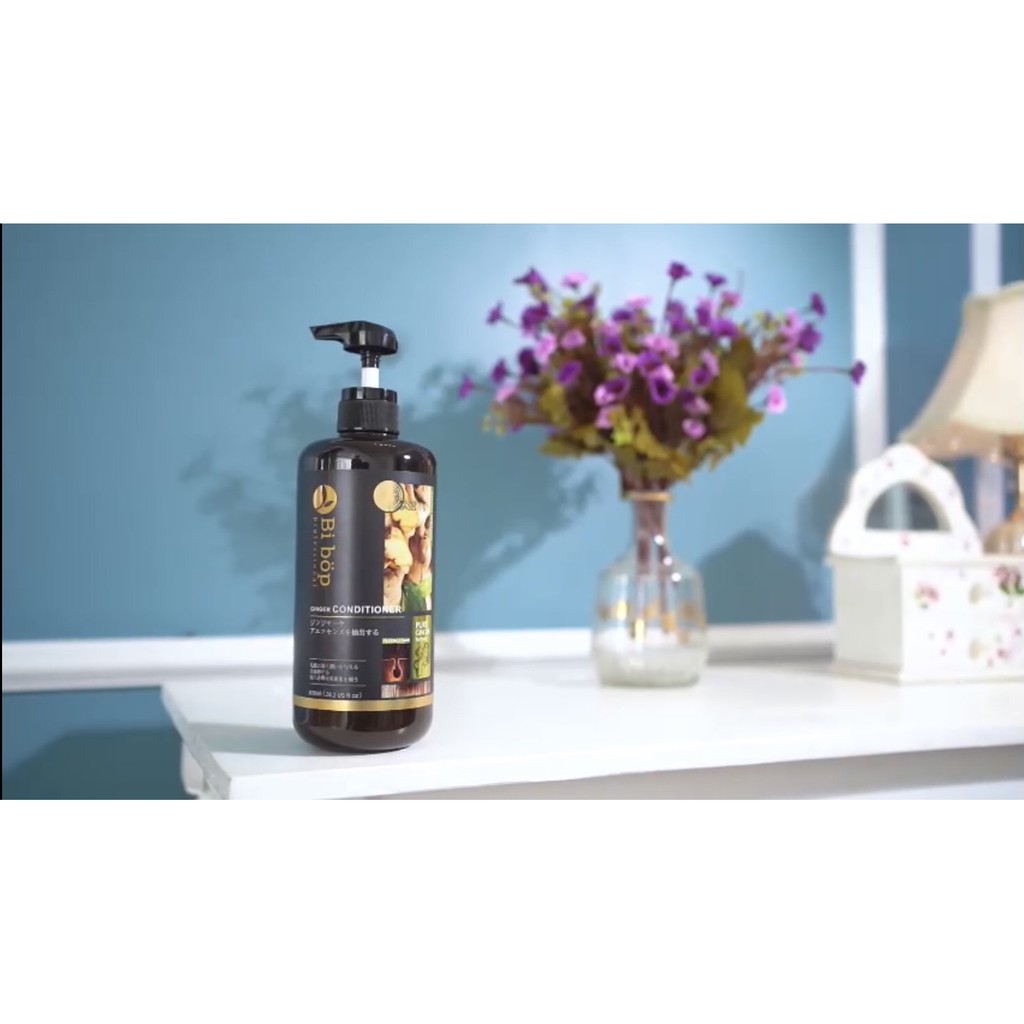 [Chính Hãng] Cặp Dầu Gội Xả Gừng Bibop Collagen