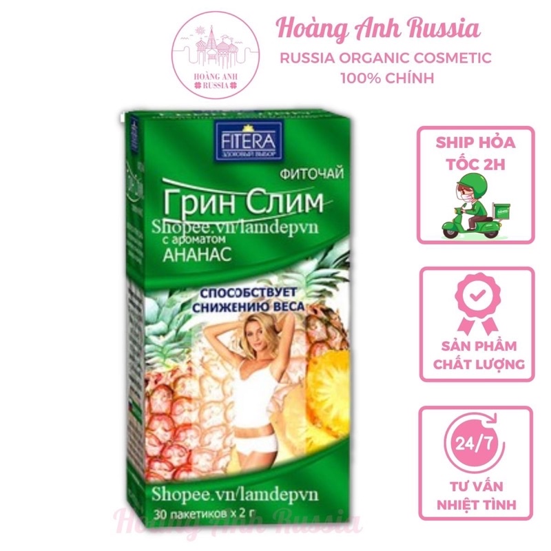 Trà thanh lọc cơ thể fitera dứa