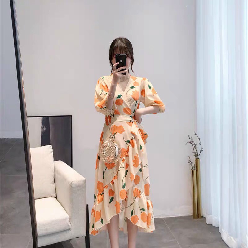 ĐẦM MAXI HOA ĐI BIỂN SIÊU HOT