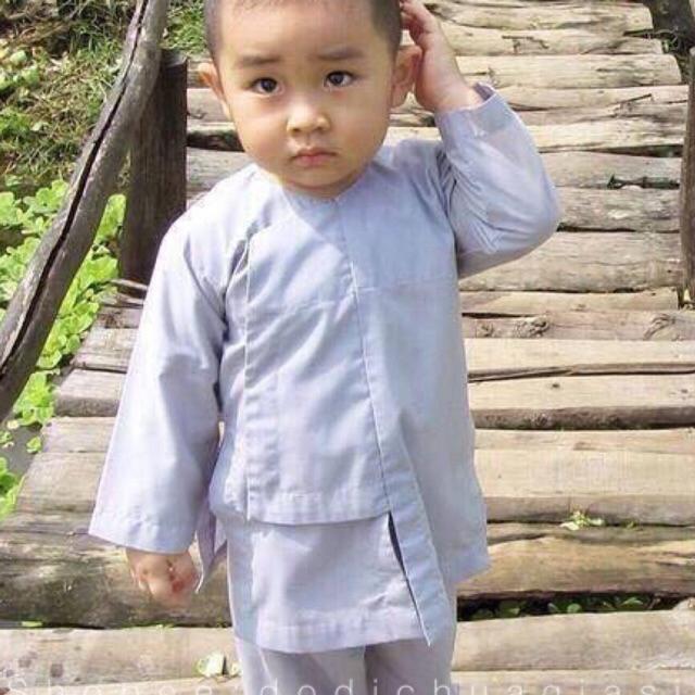 Đồ lam đi chùa cho bé # vạt hò # đồ bộ cho bé # bé trai # bé gái # quần áo