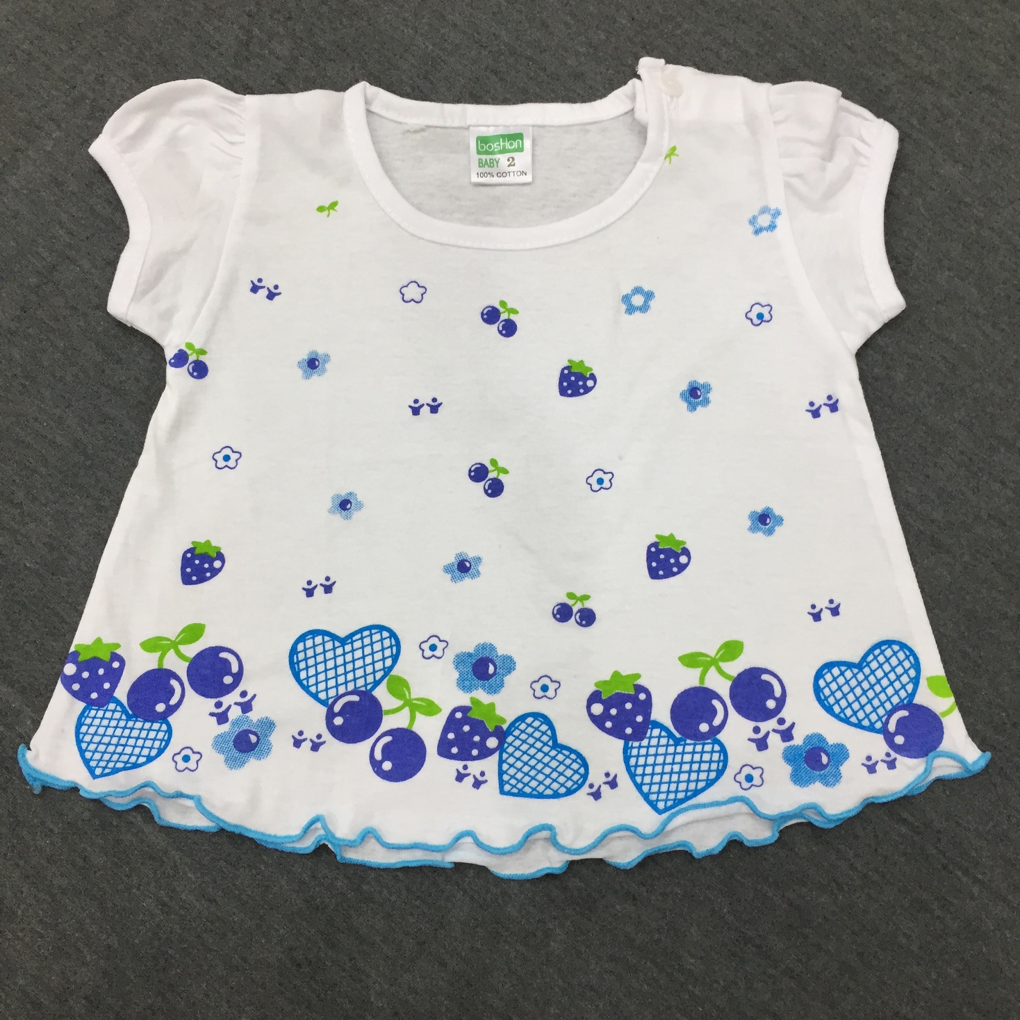 Combo 5 bộ dâu phòng cho bé gái 3-17kg