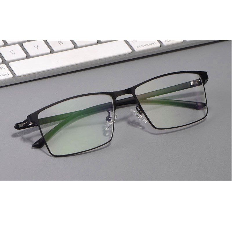 Yimaruili kính mắt kim loại vuông thiết kế không vít siêu nhẹ gọng kính - ảnh sản phẩm 2