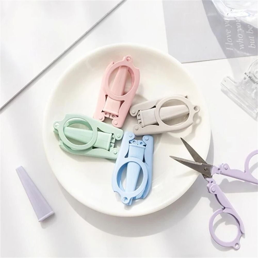 Paper Work Scissors Travel Morandi Scissors Stainless Steel Paper Work Scissors Kawaii Mini ...