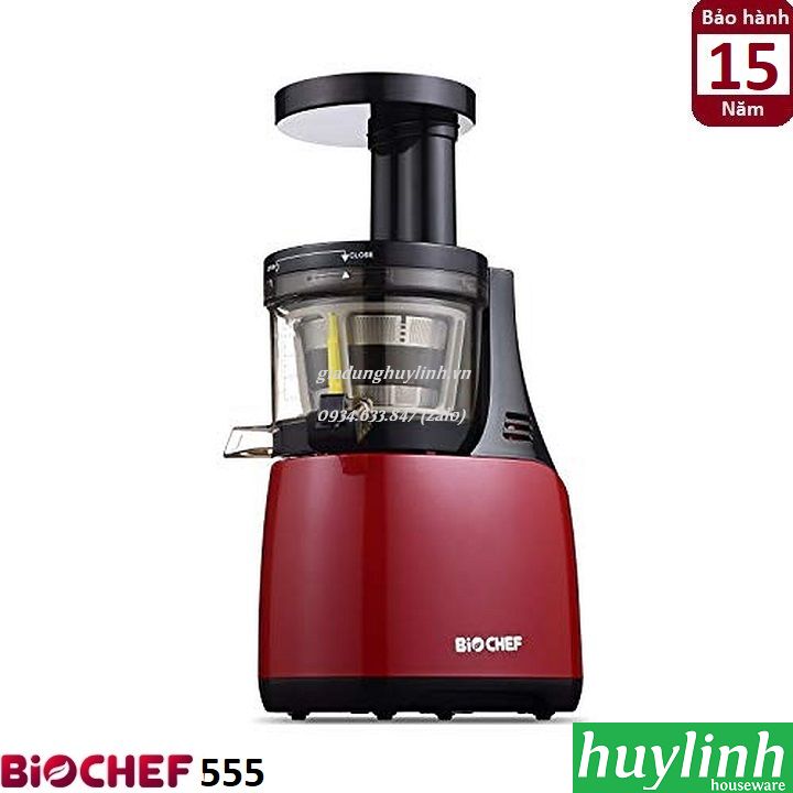 [Trả góp 0%]Máy ép chậm Biochef 555 - Made in Úc - Bảo hành 15 năm