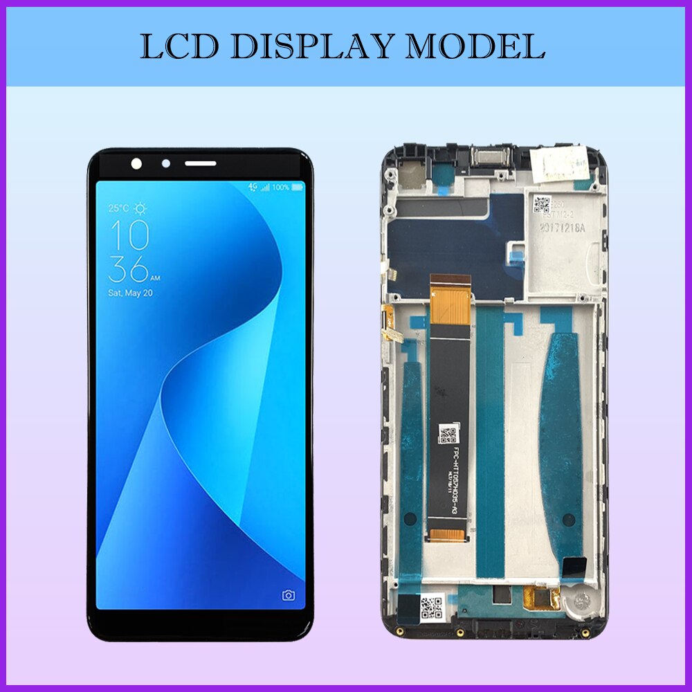 For ASUS Zenfone Max Plus M1 ZB570TL X018DC X018D LCD Display Touch Screen Digitizer Assembly Frame Replacement For ZB570TL LCD