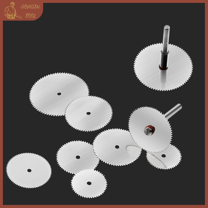 🔨 tool 11pcs kit mini circular saw blade electric grinding cut cutoff mandrel set