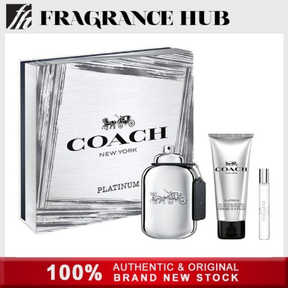 Original Coach Platinum Edp Men 100ml Premium Gift Set By Fragrance Hub Lazada Singapore