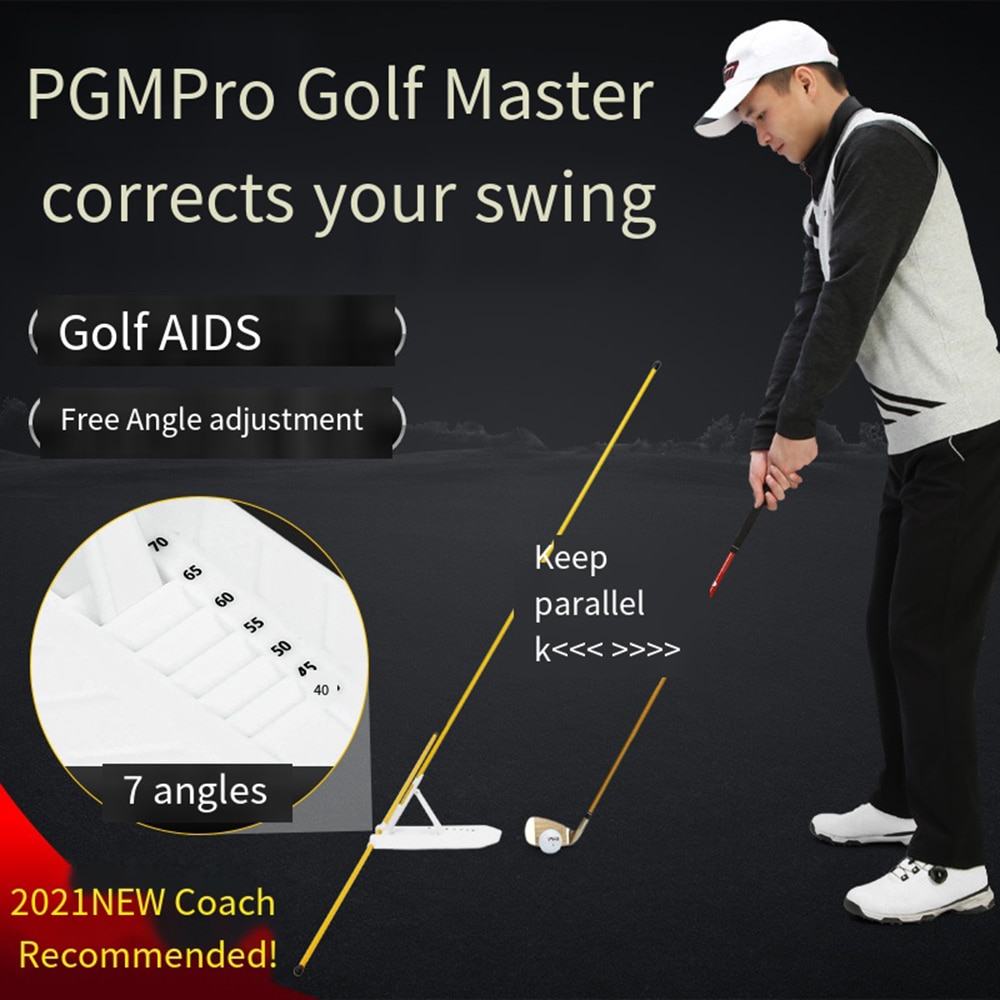 Golf Swing Trainer Portable Golf Swing Training Aid Golf Swing Plane Corrector Swing Arm Correct Posture Auxiliary Training Tool