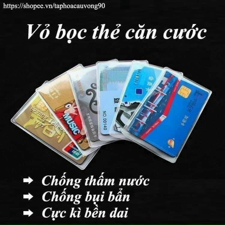 SET 4 Bao đựng thẻ ngân hàng ATM-CCCD