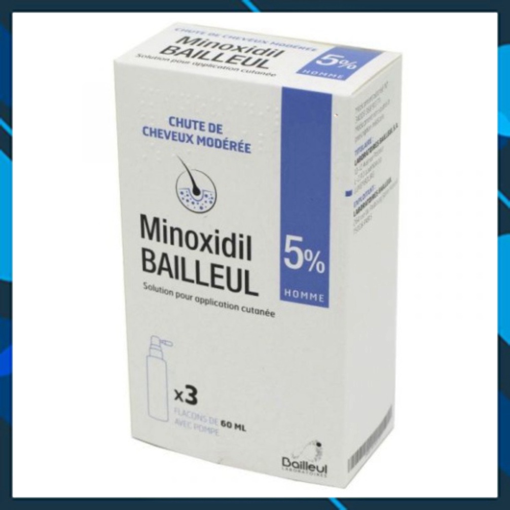 Xịt mọc tóc Minoxidil Bailleul 2% 5% 60ml