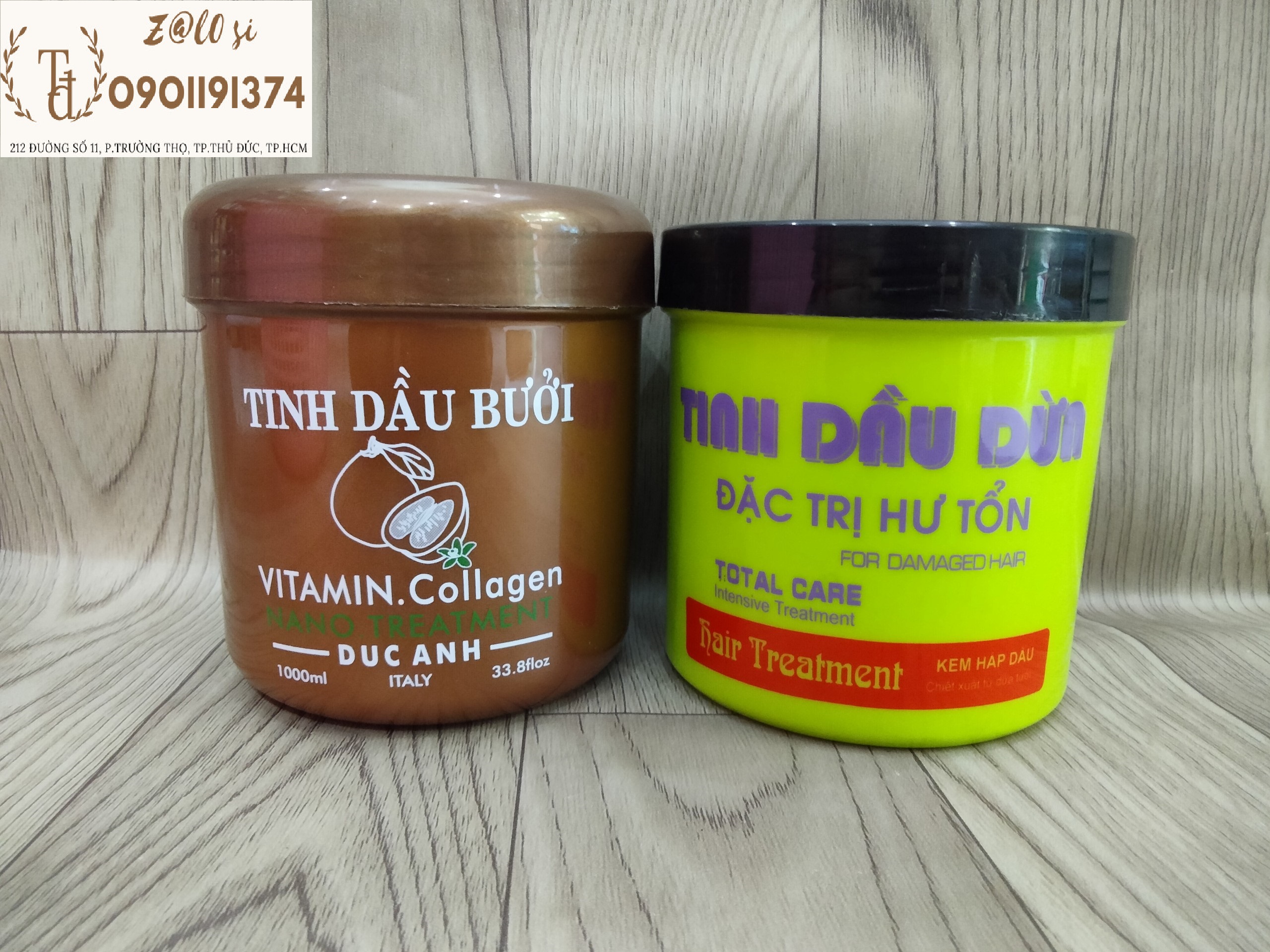 Combo 2 hủ hấp 1000ml tinh dầu bưởi & dừa xanh đức anh