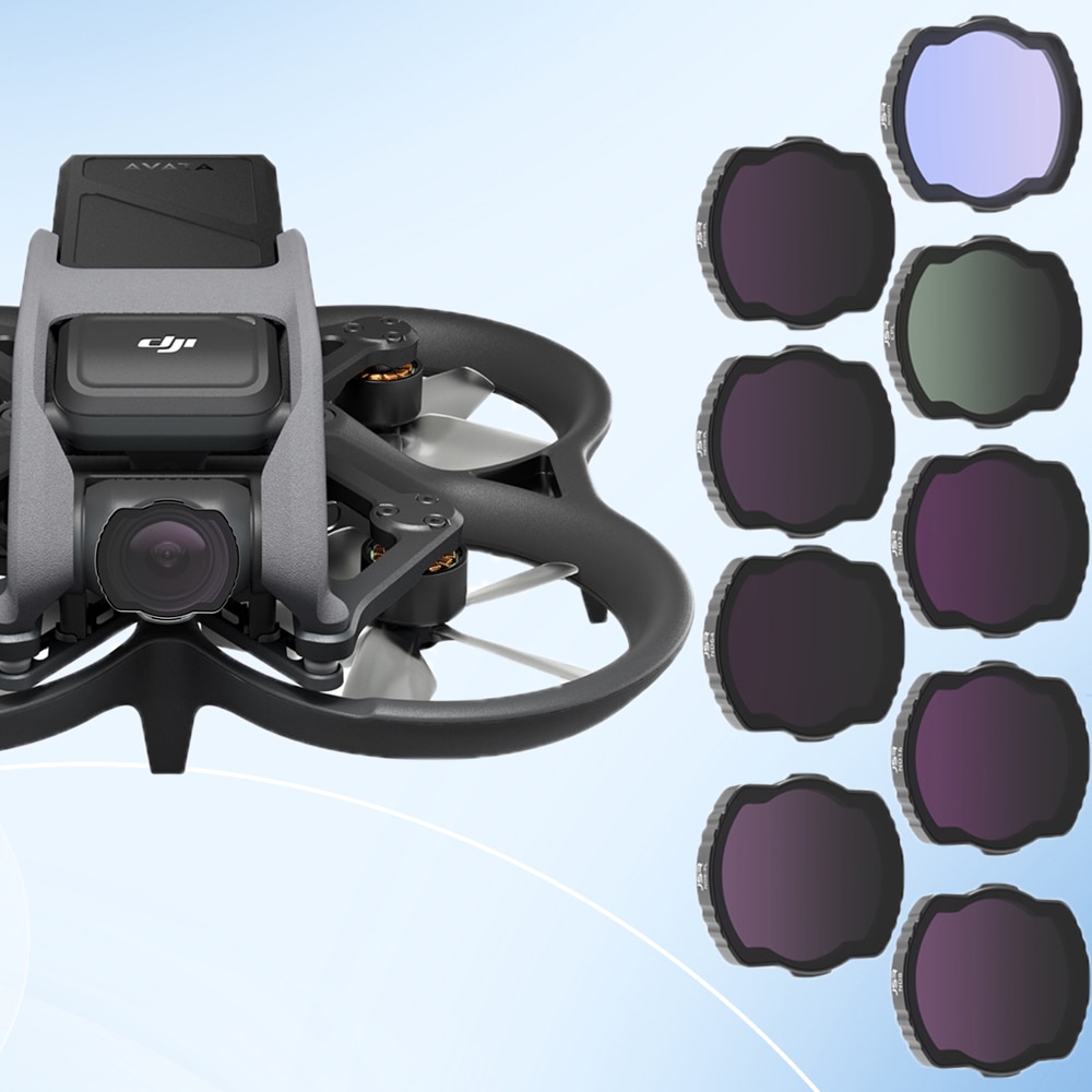Bộ phụ kiện máy ảnh bay không người lái cho DJI Avata Bộ lọc ống kính uv/PL Mật độ trung tính ND/ndpl8/16/32/64 bảo vệ cho DJI Avata Bộ Kit