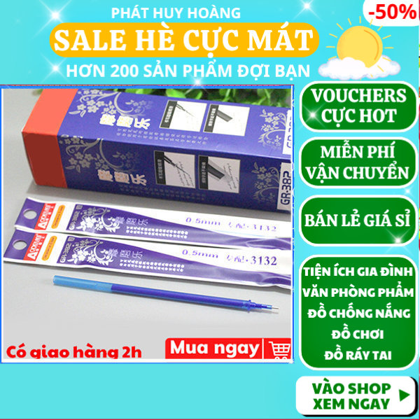 Bút gel tím xoá được dành cho học sinh cấp 1/ cấp 2 , bút tím/xanh xóa được , bút mực xóa được 3176 , bút nước xóa được dễ dàng sử dụng tẩy xóa - phát huy hoàng