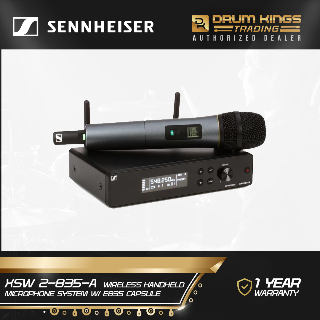 Sennheiser XSW 2835A Wireless Handheld Microphone System with e835
