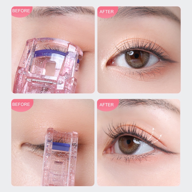 Kẹp Uốn mi xoăn góc rộng lấp lánh cho người mới bắt đầu