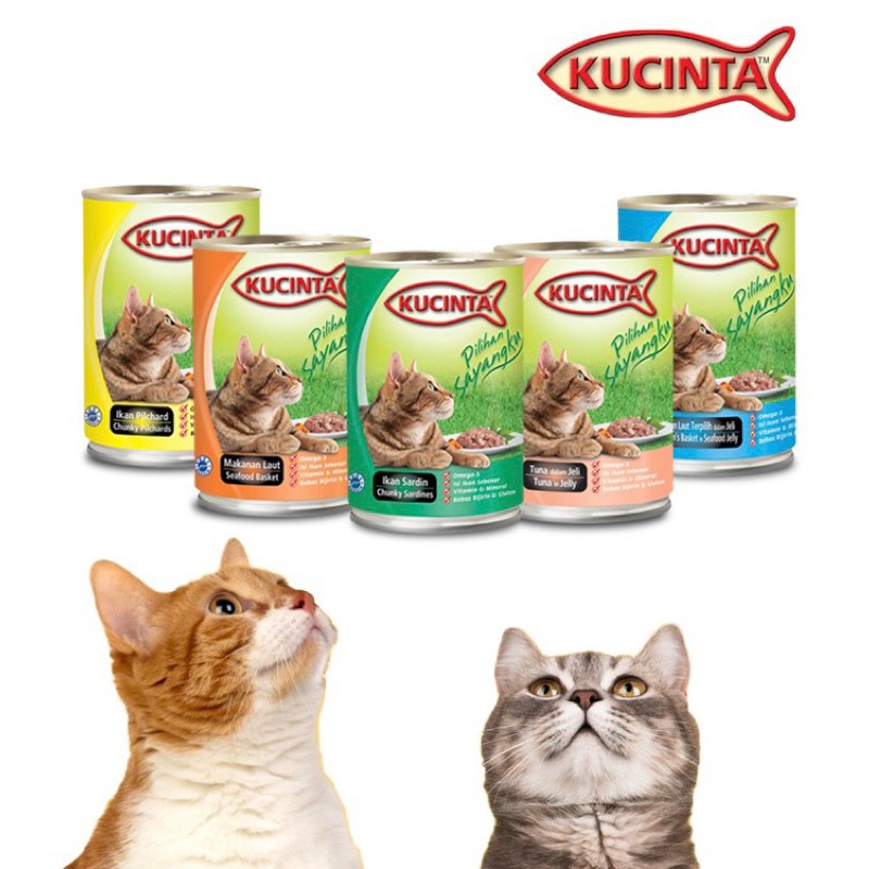 Pate cho mèo Kucinta, Pate cho mèo từ thịt thật lon 400g