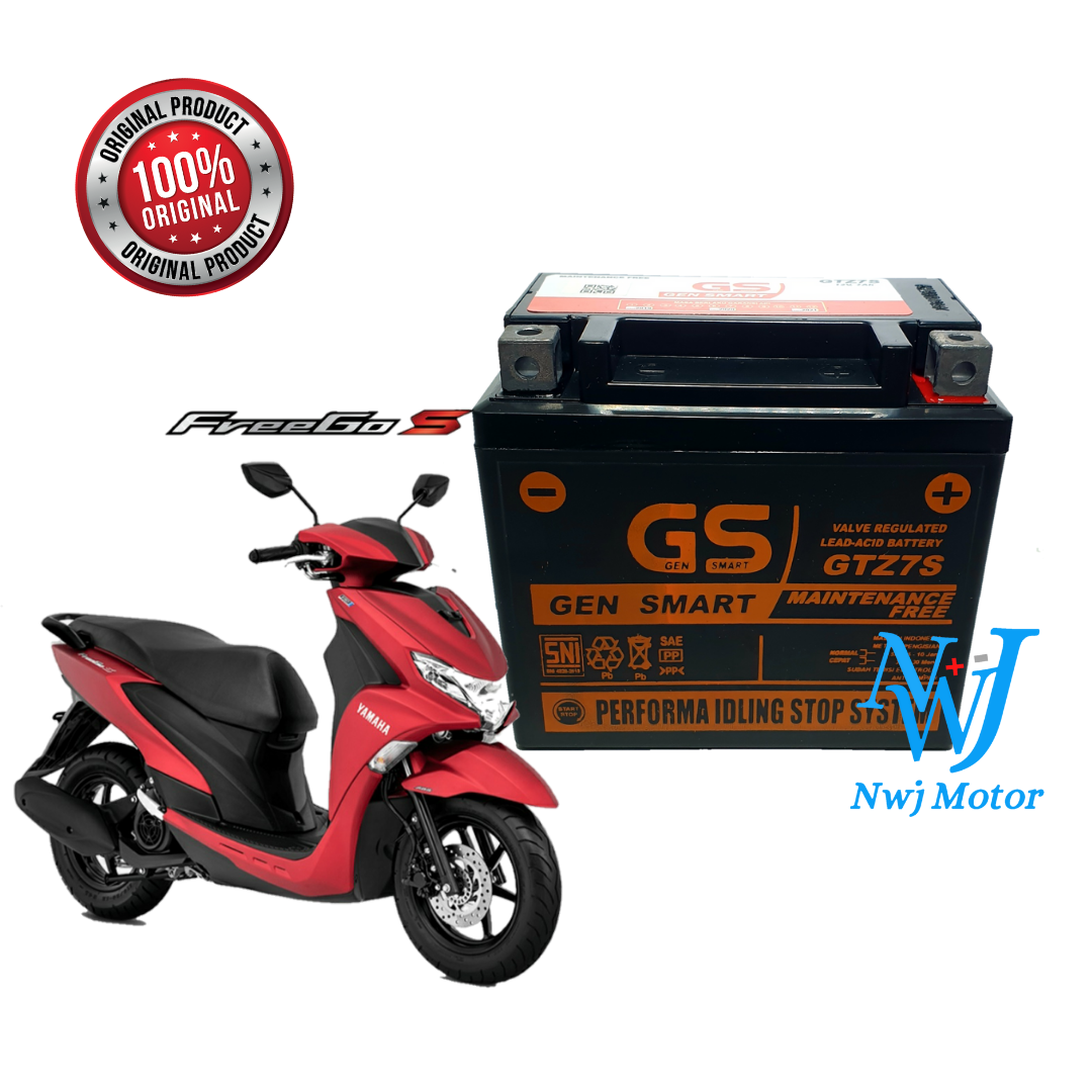 Aki Motor Yamaha FreeGo S Lexi WR 250F GTZ7S GTZ6V YTZ7S YTZ6V GS MF ...