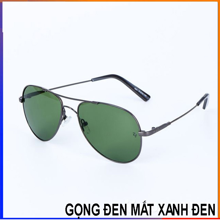 Mắt kính gọng titan siêu dẽo tròng thủy tinh chống UV400 bẻ không gãy