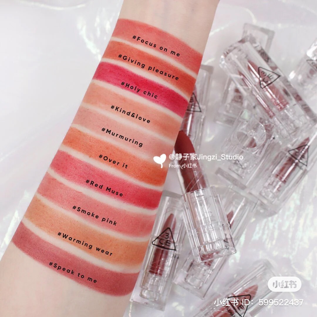 Son Thỏi Lì Vỏ Trong 3ce Soft Matte Lipstick Clear Layer Edition Full Màu