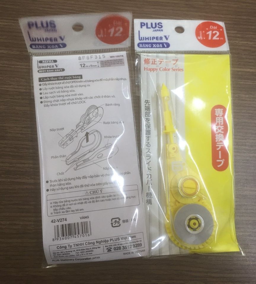 Bút xóa kéo / Ruột xóa Plus max